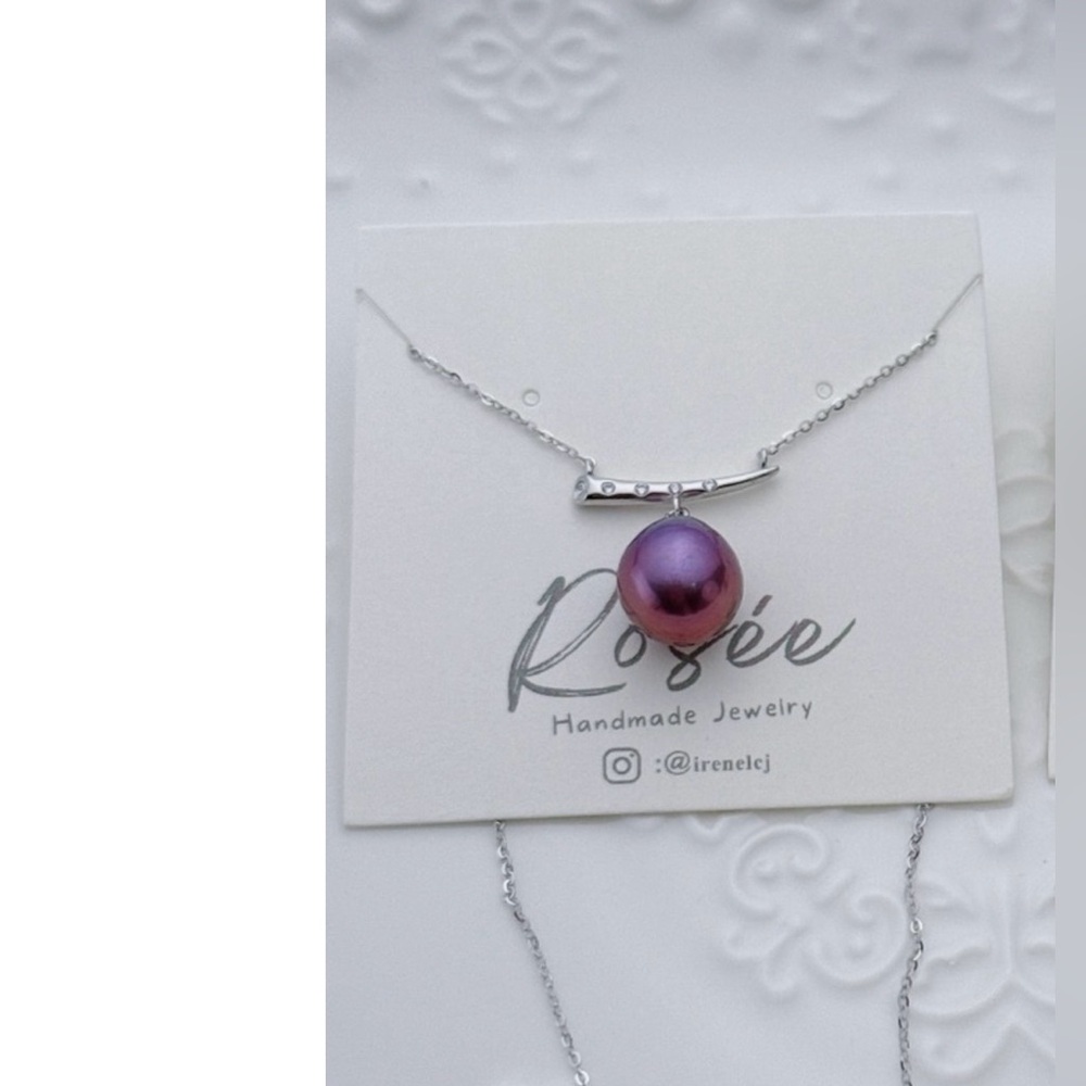 X354 S925 Freshwater Edison Baroque Pearl Necklace